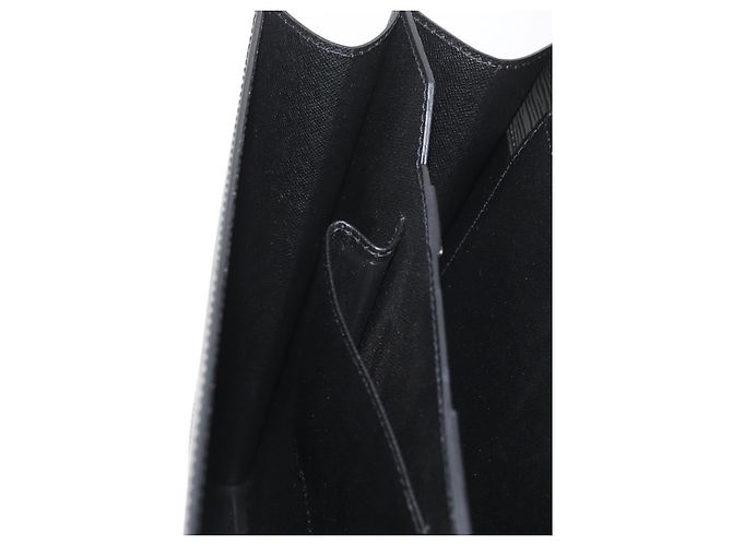 LOUIS VUITTON Epi Serviette Conseiller Business Bag Black M54422 LV Auth BA13021 - vista 21