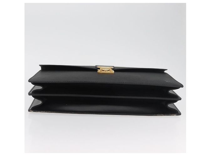 LOUIS VUITTON Epi Serviette Conseiller Business Bag Black M54422 LV Auth BA13021 - vista 6