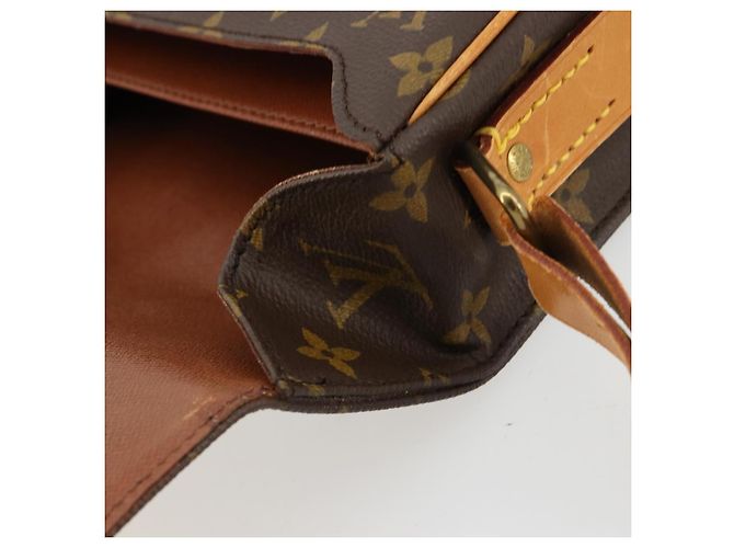 LOUIS VUITTON Borsa a tracolla Monogram Cartouchiere MM M51253 LV Auth BA12690 Monogramma - vista 10