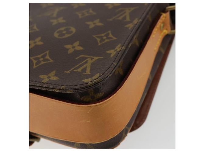 LOUIS VUITTON Borsa a tracolla Monogram Cartouchiere MM M51253 LV Auth BA12690 Monogramma - vista 16