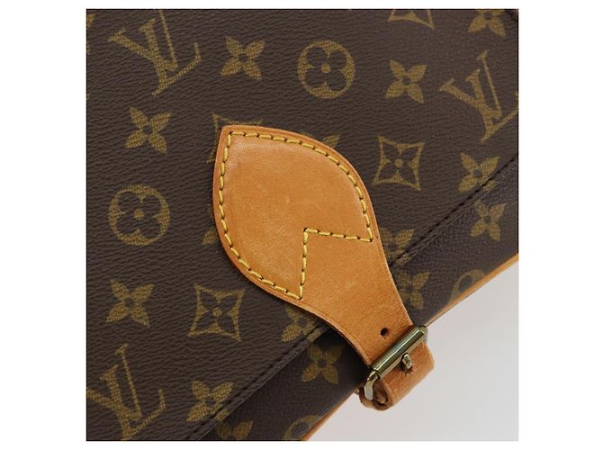 LOUIS VUITTON Borsa a tracolla Monogram Cartouchiere MM M51253 LV Auth BA12690 Monogramma - vista 18