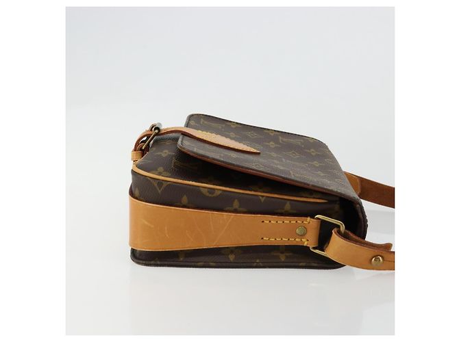 LOUIS VUITTON Borsa a tracolla Monogram Cartouchiere MM M51253 LV Auth BA12690 Monogramma - vista 3