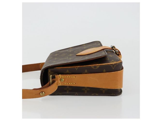 LOUIS VUITTON Borsa a tracolla Monogram Cartouchiere MM M51253 LV Auth BA12690 Monogramma - vista 4