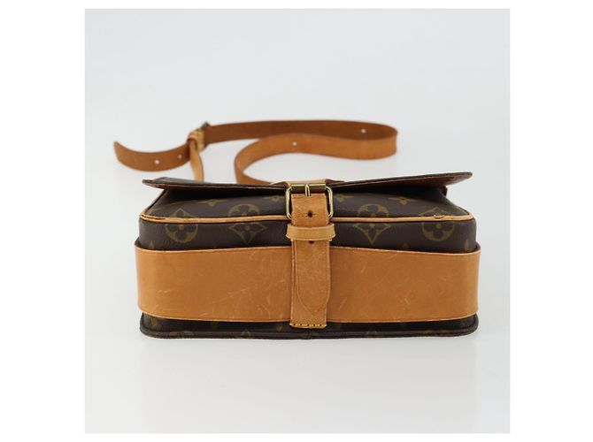 LOUIS VUITTON Borsa a tracolla Monogram Cartouchiere MM M51253 LV Auth BA12690 Monogramma - vista 5