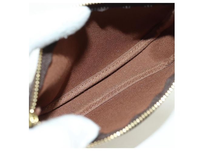 LOUIS VUITTON Monogram Mini Pochette Accessoires Bolsa M62141 LV Auth 179814M Monograma - vista 10