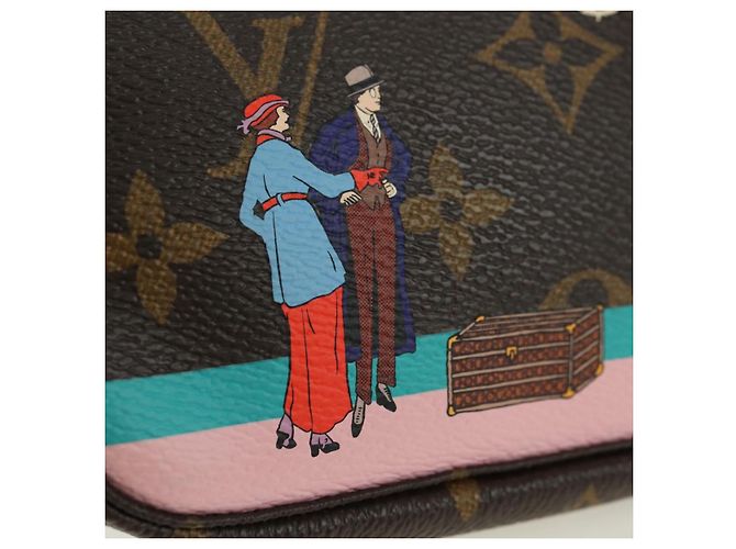 LOUIS VUITTON Monogram Mini Pochette Accessoires Bolsa M62141 LV Auth 179814M Monograma - vista 20