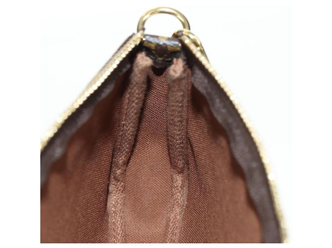 LOUIS VUITTON Monogram Mini Pochette Accessoires Bolsa M62141 LV Auth 179814M Monograma - vista 21