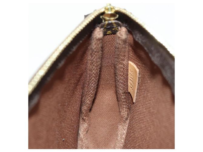 LOUIS VUITTON Monogram Mini Pochette Accessoires Bolsa M62141 LV Auth 179814M Monograma - vista 22
