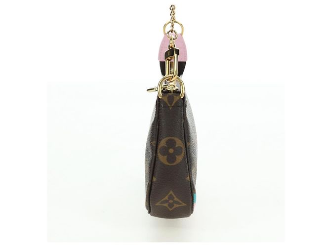 LOUIS VUITTON Monogram Mini Pochette Accessoires Bolsa M62141 LV Auth 179814M Monograma - vista 4