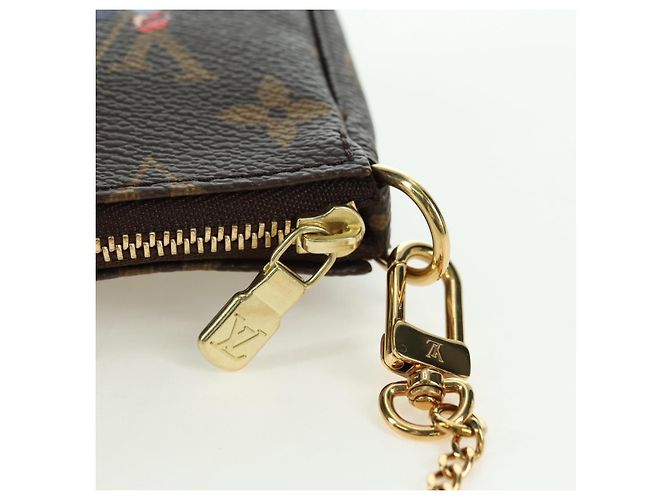 LOUIS VUITTON Monogram Mini Pochette Accessoires Bolsa M62141 LV Auth 179814M Monograma - vista 9