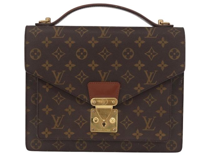 LOUIS VUITTON Bolso Monogram Monceau 28 M51185 LV Auth BA13009 Monograma - vista 13