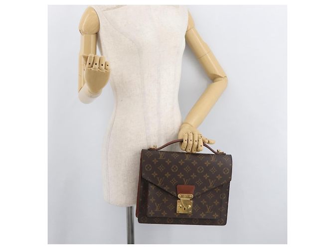 LOUIS VUITTON Bolso Monogram Monceau 28 M51185 LV Auth BA13009 Monograma - vista 26