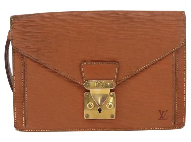 LOUIS VUITTON Epi Serie Dragonne Hand Bag Zipangu Gold M52618 LV Auth BA12910 - vista 13