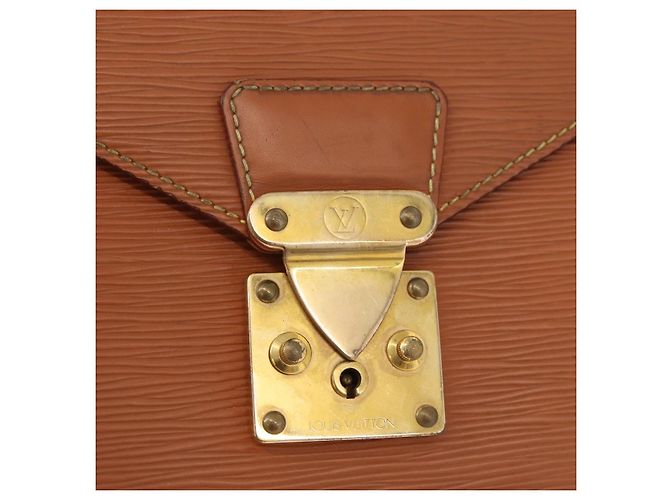 LOUIS VUITTON Epi Serie Dragonne Hand Bag Zipangu Gold M52618 LV Auth BA12910 - vista 17