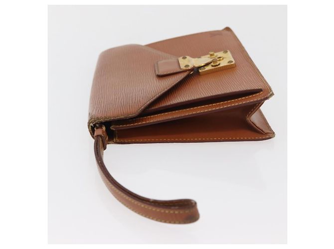 LOUIS VUITTON Epi Serie Dragonne Hand Bag Zipangu Gold M52618 LV Auth BA12910 - vista 4