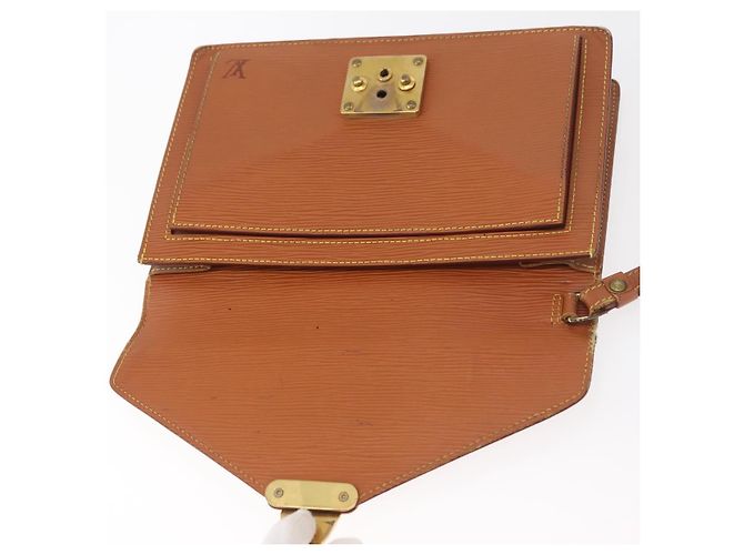 LOUIS VUITTON Epi Serie Dragonne Hand Bag Zipangu Gold M52618 LV Auth BA12910 - vista 9