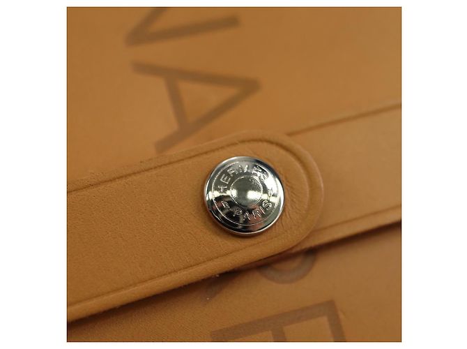 Hermès HERMES Postkarten-Set Visionaire 32 Spielkarten Leder Beige Auth 180397M - Ansicht 18