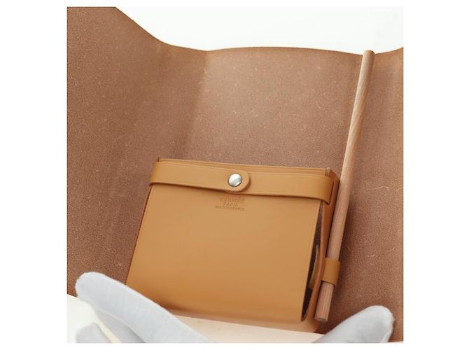 Hermès HERMES Postkarten-Set Visionaire 32 Spielkarten Leder Beige Auth 180397M - Ansicht 22