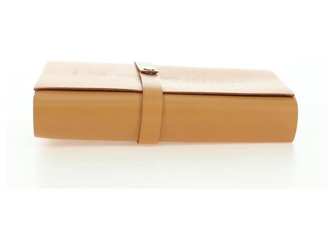 Hermès HERMES Postkarten-Set Visionaire 32 Spielkarten Leder Beige Auth 180397M - Ansicht 4