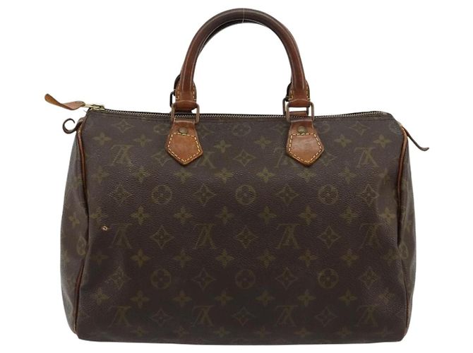 LOUIS VUITTON Borsa Monogram Speedy 30 M41526 LV Auth BA12907 Monogramma - vista 2