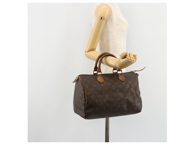 LOUIS VUITTON Borsa Monogram Speedy 30 M41526 LV Auth BA12907 Monogramma - vista 22