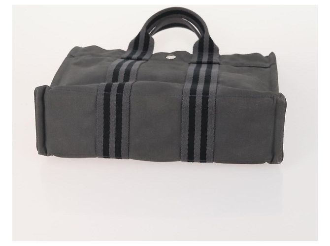 Hermès Borsa Fourre Tout PM HERMES in tela, Set da 4, Grigio Rosso Navy Autentica BA12858 Marrone Blu navy - vista 12