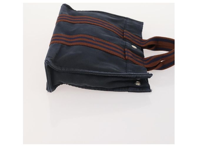 Hermès Borsa Fourre Tout PM HERMES in tela, Set da 4, Grigio Rosso Navy Autentica BA12858 Marrone Blu navy - vista 16