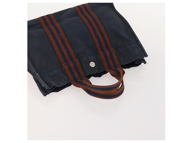 Hermès Borsa Fourre Tout PM HERMES in tela, Set da 4, Grigio Rosso Navy Autentica BA12858 Marrone Blu navy - vista 17