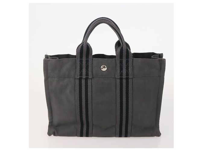 Hermès Borsa Fourre Tout PM HERMES in tela, Set da 4, Grigio Rosso Navy Autentica BA12858 Marrone Blu navy - vista 8