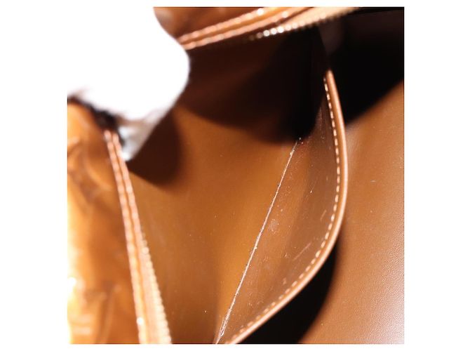 LOUIS VUITTON Monogram Vernis Tompkins Square Bag Bronze M91103 LV Auth 180705 Bronzo - vista 21
