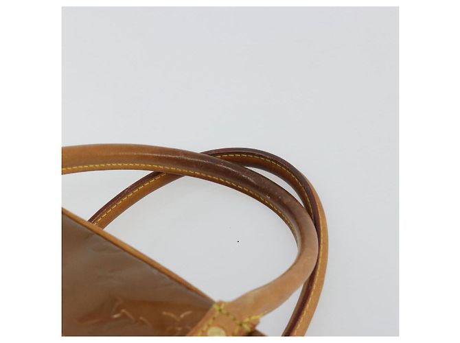 LOUIS VUITTON Monogram Vernis Tompkins Square Bag Bronze M91103 LV Auth 180705 Bronzo - vista 8