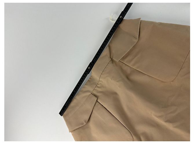 Céline Vintage Celine Baumwollmischung Rock Y2K Beige - Ansicht 11
