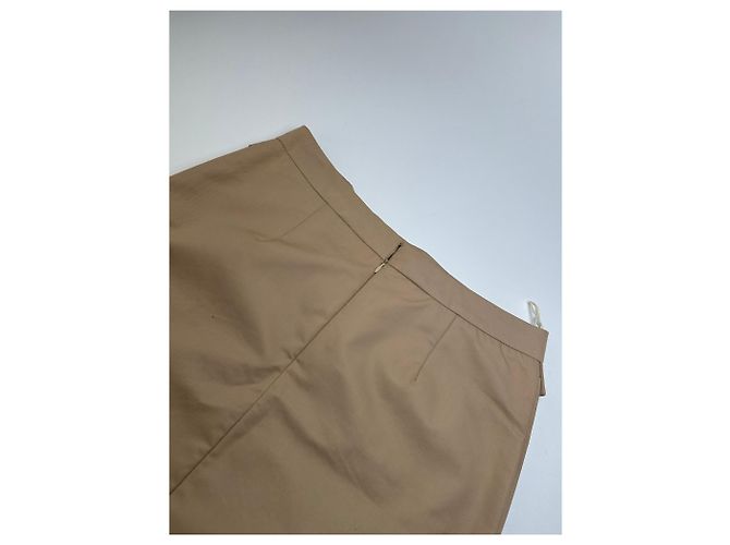 Céline Vintage Celine Baumwollmischung Rock Y2K Beige - Ansicht 13