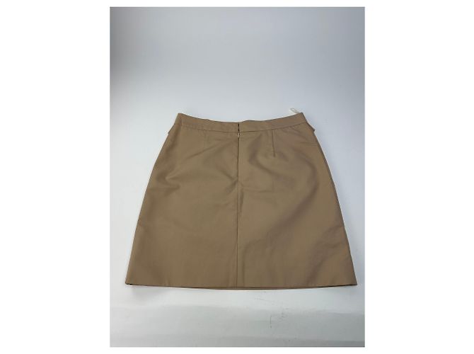 Céline Vintage Celine Baumwollmischung Rock Y2K Beige - Ansicht 7