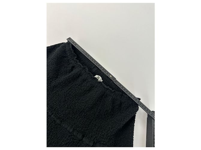 Gonna vintage Issey Miyake in misto cotone Y2K nera Nero - vista 6