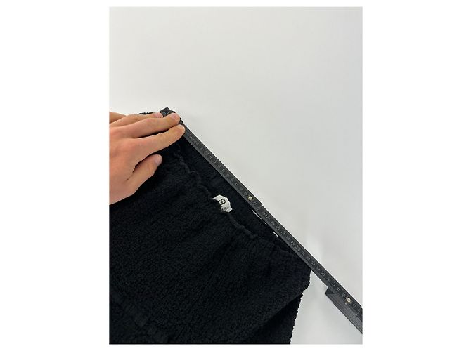 Gonna vintage Issey Miyake in misto cotone Y2K nera Nero - vista 8