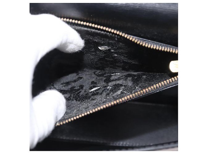 Borsa LOUIS VUITTON Epi Malesherbes Nera M52372 LV Auth 181383 Nero - vista 11