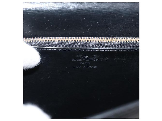 Borsa LOUIS VUITTON Epi Malesherbes Nera M52372 LV Auth 181383 Nero - vista 19