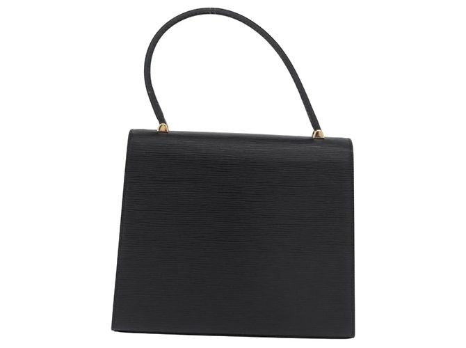 Borsa LOUIS VUITTON Epi Malesherbes Nera M52372 LV Auth 181383 Nero - vista 2