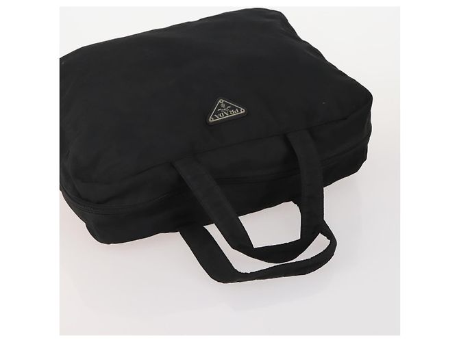 Borsa a Spalla PRADA Nylon 4 Set Black Khaki Auth 178841 Nero Cachi - vista 11
