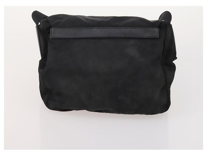 Borsa a Spalla PRADA Nylon 4 Set Black Khaki Auth 178841 Nero Cachi - vista 15