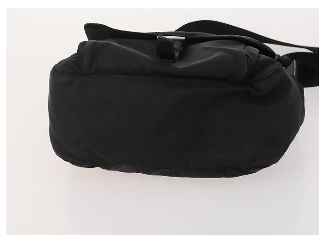 Borsa a Spalla PRADA Nylon 4 Set Black Khaki Auth 178841 Nero Cachi - vista 18