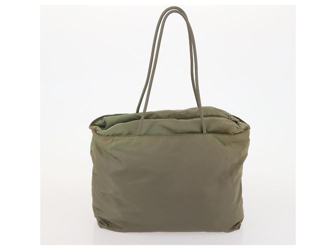 Borsa a Spalla PRADA Nylon 4 Set Black Khaki Auth 178841 Nero Cachi - vista 21