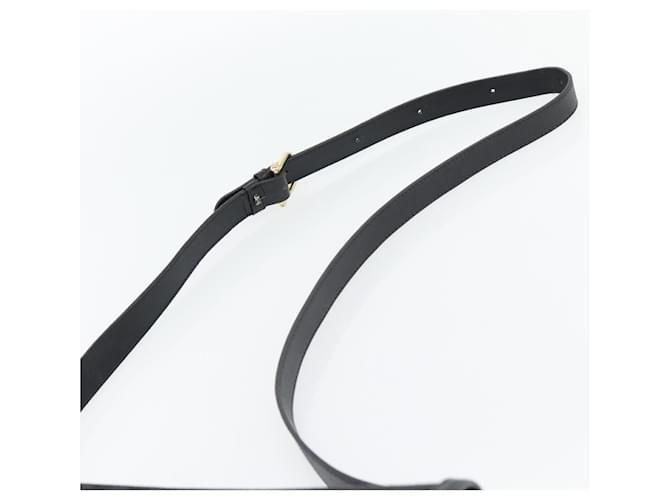 16 Céline Bolsa de Ombro CELINE Macadam Canvas Preta Ouro Auth 180571A Preto Dourado - vista 8