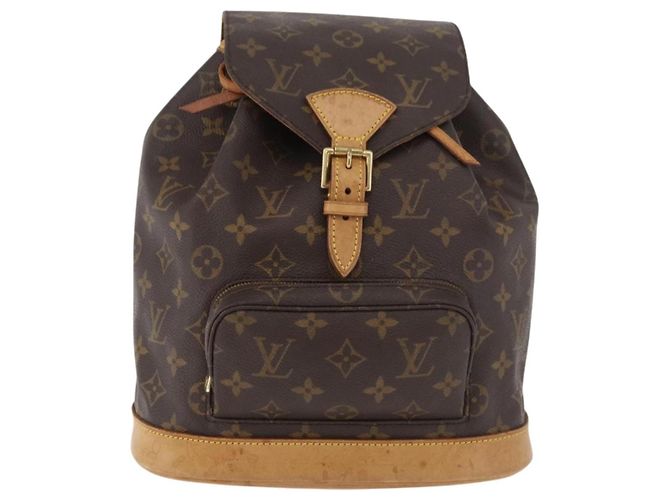 Zaino LOUIS VUITTON Monogram Montsouris MM M51136 LV Auth 179675A Monogramma - vista 13