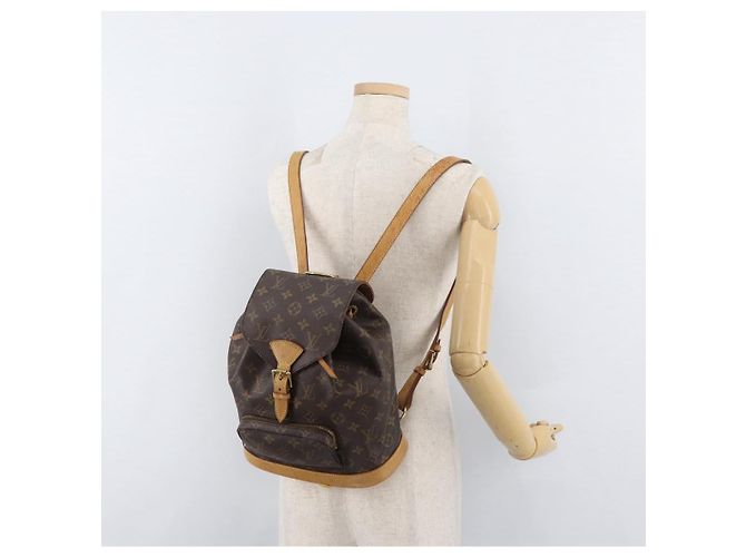 Zaino LOUIS VUITTON Monogram Montsouris MM M51136 LV Auth 179675A Monogramma - vista 26