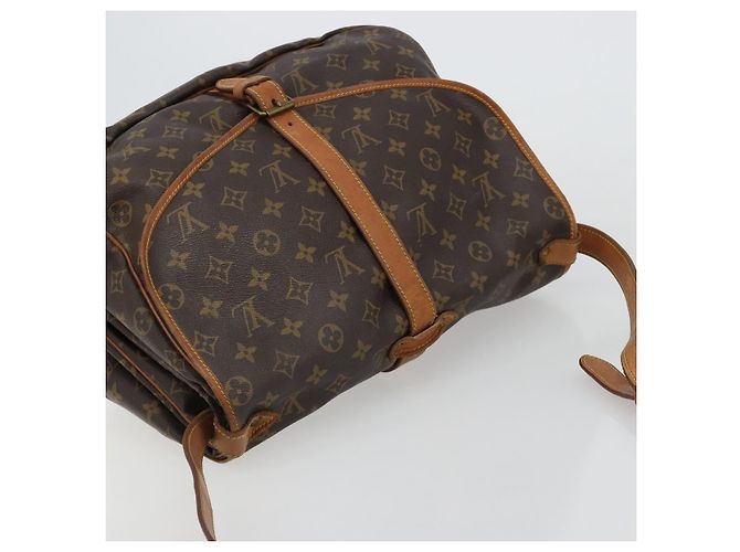 LOUIS VUITTON Borsa a Spalla Monogram Saumur 35 M42254 LV Auth ka4390 Monogramma - vista 6