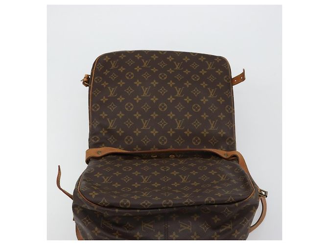 LOUIS VUITTON Borsa a Spalla Monogram Saumur 35 M42254 LV Auth ka4390 Monogramma - vista 9