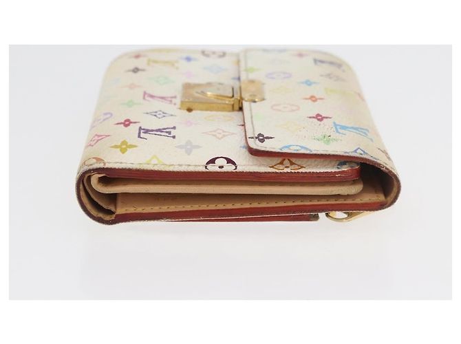 LOUIS VUITTON Portafoglio Monogram Multicolor 2 Set White LV Auth BA12677 Bianco - vista 13