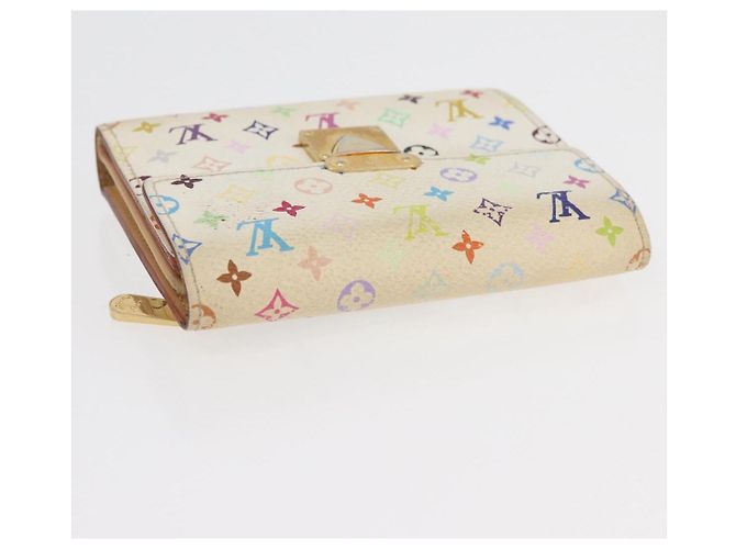LOUIS VUITTON Portafoglio Monogram Multicolor 2 Set White LV Auth BA12677 Bianco - vista 14